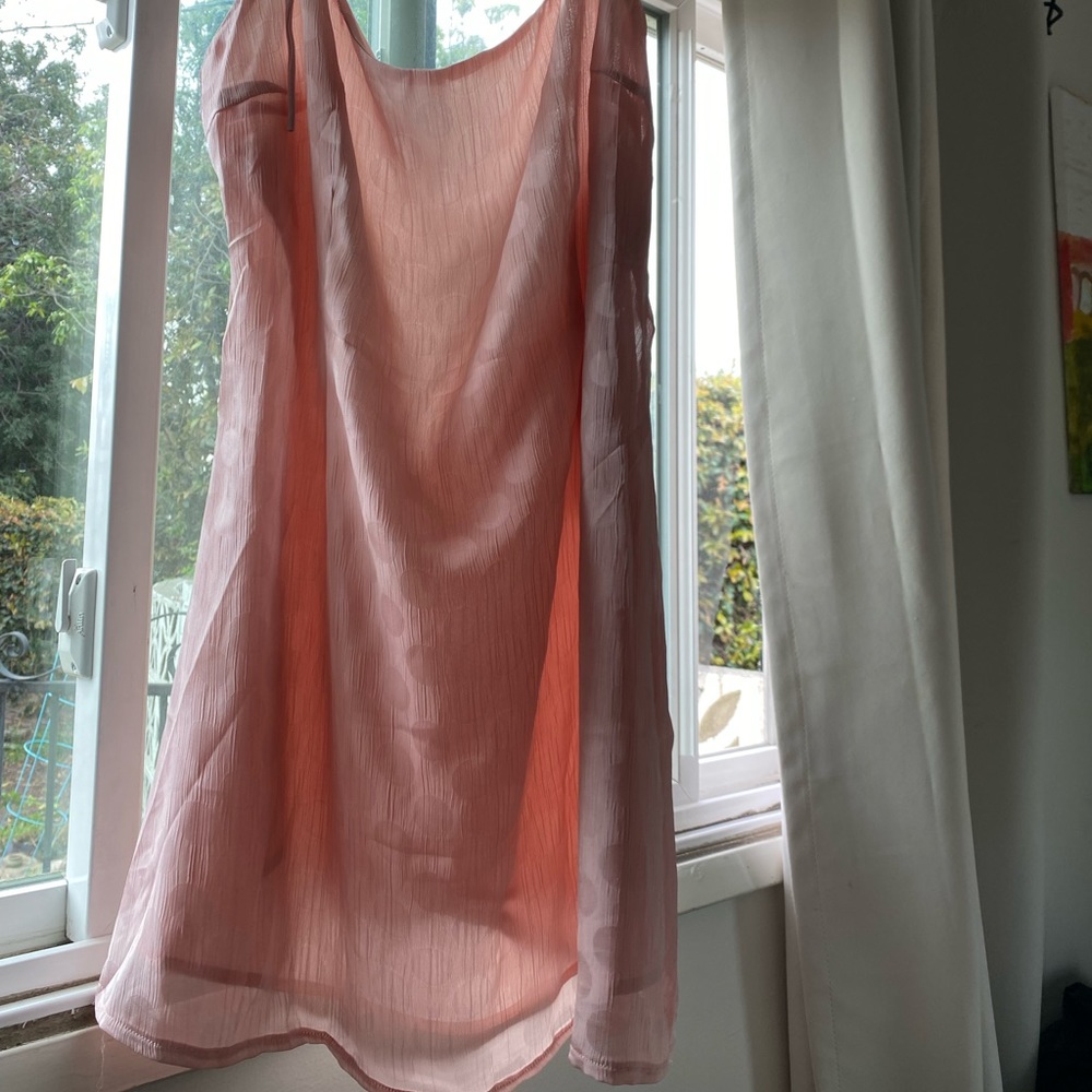 Flowy pink and vibrant sundress